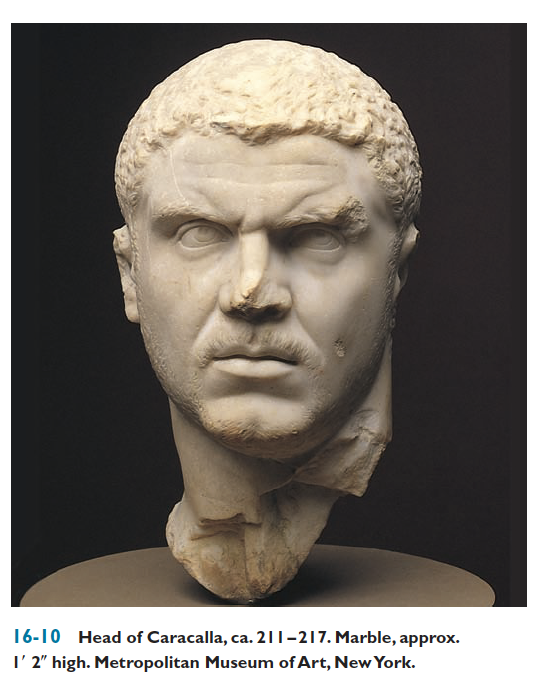 jtatumCLST6's tweet photo. #CLST6 for this #FinalLookCloser, I wanted to look at this marble bust of Caracalla from the early 3rd century (211-217 CE). This bust stands out from most busts of Emperors that I have seen, it depicts Caracalla with a strong scowling expression. https://t.co/A7F66N7rR4