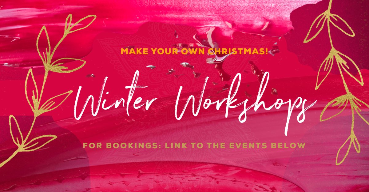 Myartstudio's tweet photo. ★ ★ ★ Ultimate Winter Art &amp; Craft Workshops just for you!🦌🦌🦌🎄🎄🎄 - https://t.co/4GqlHHKaHH https://t.co/bYxpcakfu2