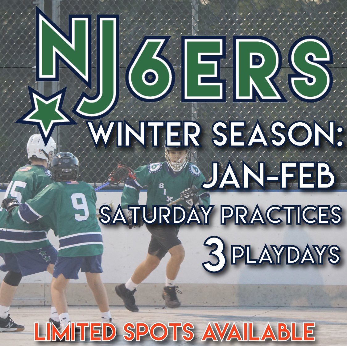 TrilogyLacrosse's tweet photo. Play box lacrosse this winter with the only NJ program fully staffed by Directors that were former professional box lacrosse players. Visit the link below to fill out an interest form! #NJSIXERS https://t.co/zAnMPGomvd https://t.co/gHNjvAGvRB