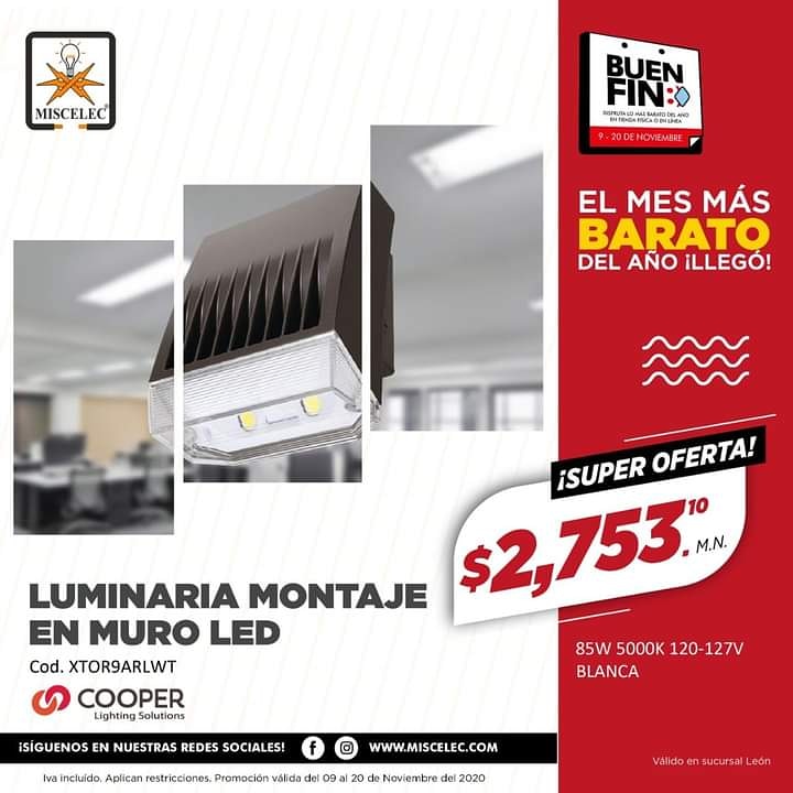 miscelecmx's tweet photo. Disponibles en sucursal #LeonGuanajuato hasta el 20 de Noviembre. Blvd. Hermanos Aldama #3011 Col. Pompa
(477)763-6382 Horario de tienda de 8:30 a 6:00 pm de lunes a viernes, sábado de 9 a 1
 #LuminariaDeMontaje  
#cooperlighting #BuenFin2020 #BuenFin https://t.co/NeJqIPkOIx