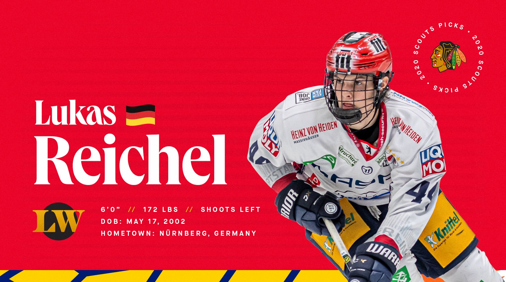 Congrats to Lukas Reichel on his - Chicago Blackhawks