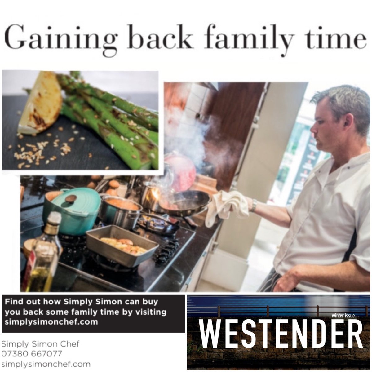 westendermag's tweet photo. “@simplysimonchef launched #SimplySimon born from a passion for great tasting and nutritious food delivered to hard working West End homes, so he’s doing the graft not you!”
Read, “Gaining back family time”, on p.5 of Westender Magazine or click here 👉 https://t.co/tYdcTKexnY https://t.co/Mt2I0aZ3aC