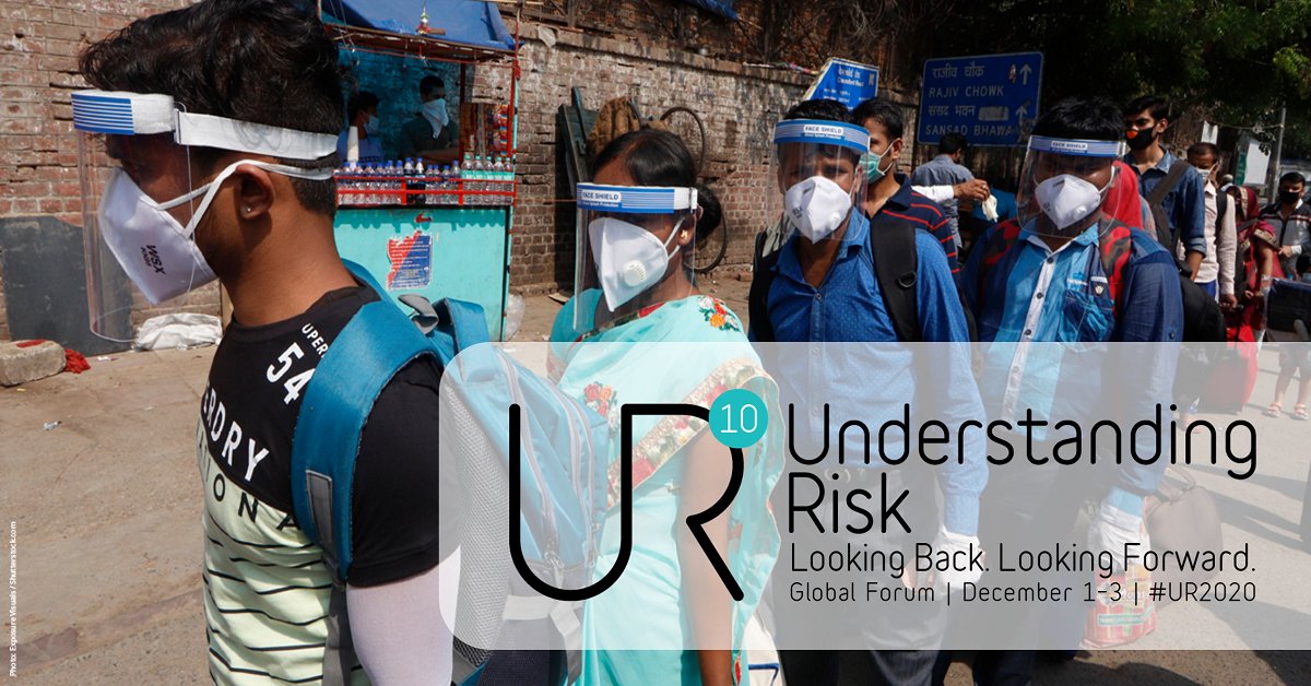 How can we improve #DisasterRisk reduction & management to protect lives and livelihoods? 

🗓️ Register for #UR2020 Dec 1-3 bit.ly/35pb6HN 
🚀 Be part of a global community of leaders & innovators in #RiskIdentification #RiskAssessment #RiskCommunication ⛈🔥🌋🌀🌊☣