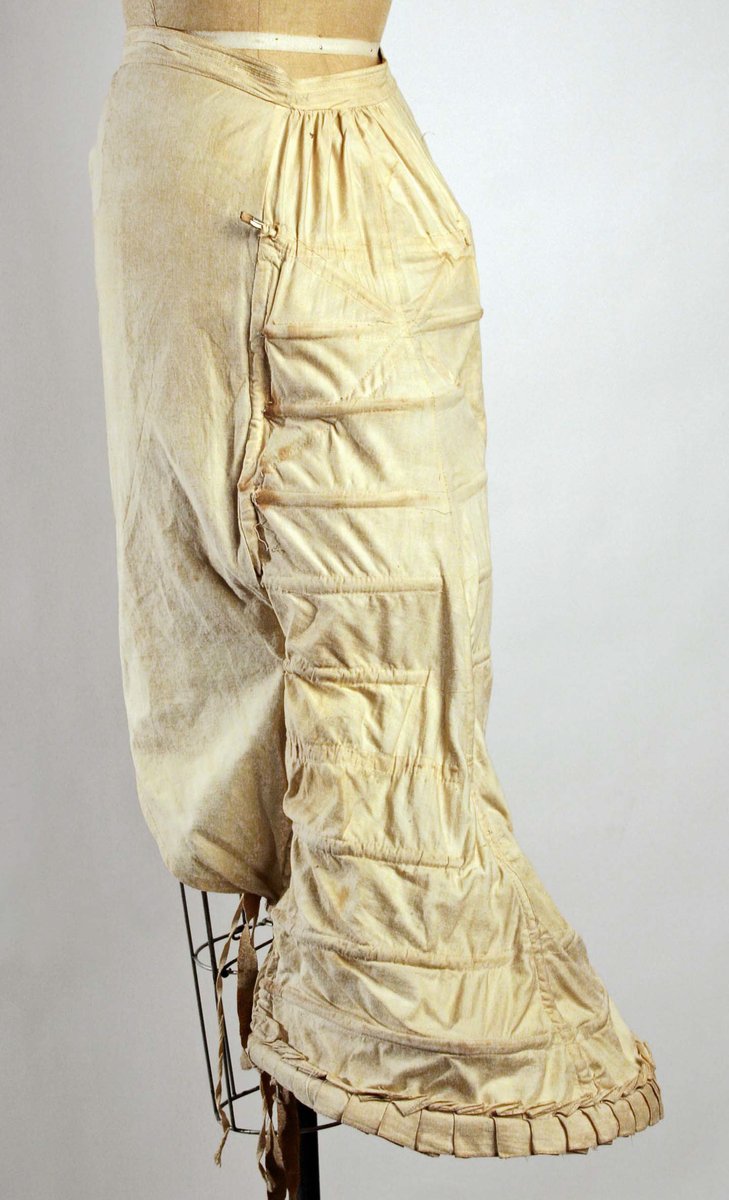 By the mid-1880s, the bustle was amplified in size until 1887, then began immediately to shrink.