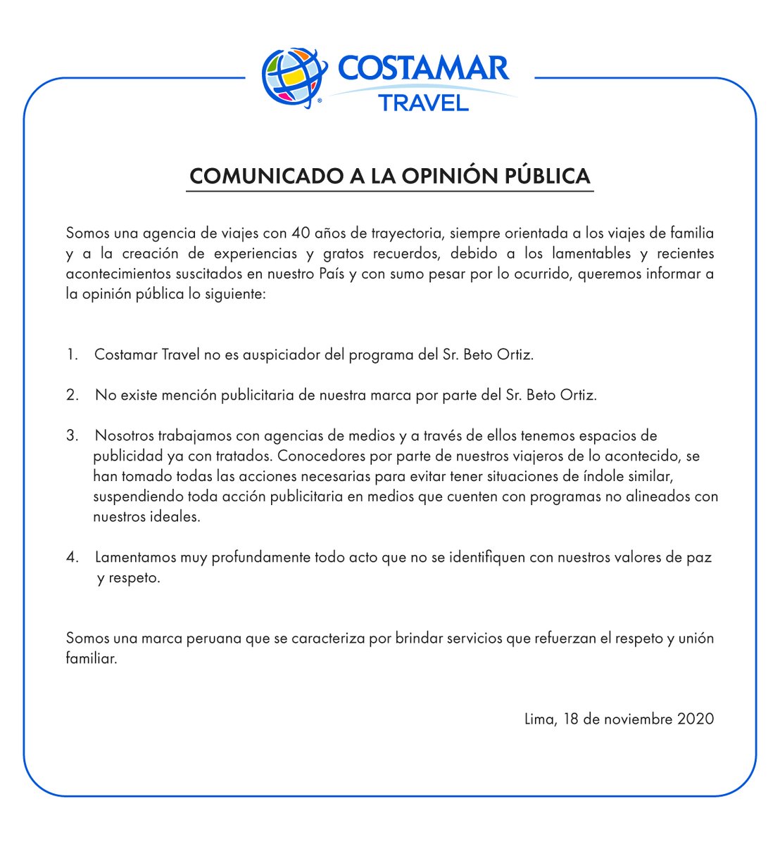 Costamar.com Perú tweet media