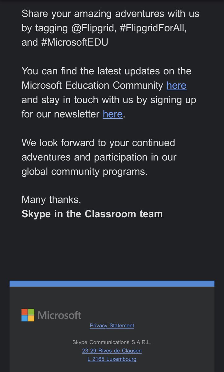 m_drez's tweet photo. Earlier this week, Google Tour Creator, now Skype Classroom. “It’s so hard to say goodbye” - Boyz 2 Men. #Skype2Learn #MicrosoftEDU #MSFTEduChat https://t.co/qdRz4yHc5w