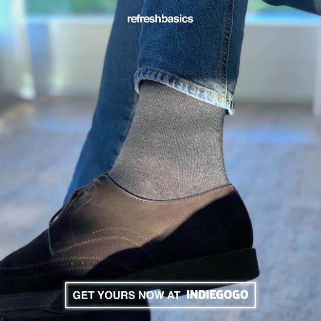 <a href="/RefreshBasics/">Refresh Basics</a> socks are durable and practical for everyday use. Experience the quality for yourself with the Sample Pack now available here igg.me/at/refreshbasi… on <a href="/Indiegogo/">Indiegogo💡</a> #crowdfunding #sustainable #subscriptionbox #organic #menswear #socks