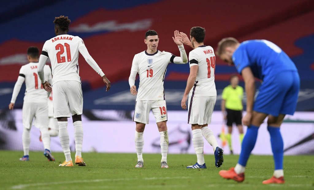 bbccumbriasport's tweet photo. FT: England 4-0 Iceland

No appearance for Dean Henderson tonight as Phil Foden hit his first England goals against Iceland at Wembley.

Reaction 👉 https://t.co/hKViBIK97O

#bbcfootball #ENGvICE https://t.co/k6vaf8dfP4