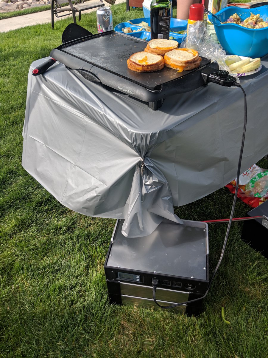 JouleCase's tweet image. You can hardly call it camping 🥪 🔋
#JouleCase #CleanEnergy #Power #RenewableEnergy #Wednesday #WednesdayWisdom #Camping