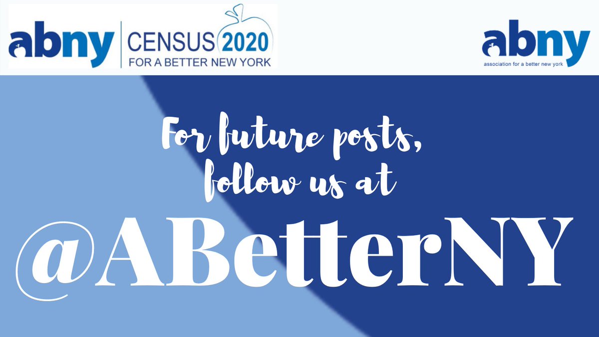 Census 2020 For A Better New York tweet media