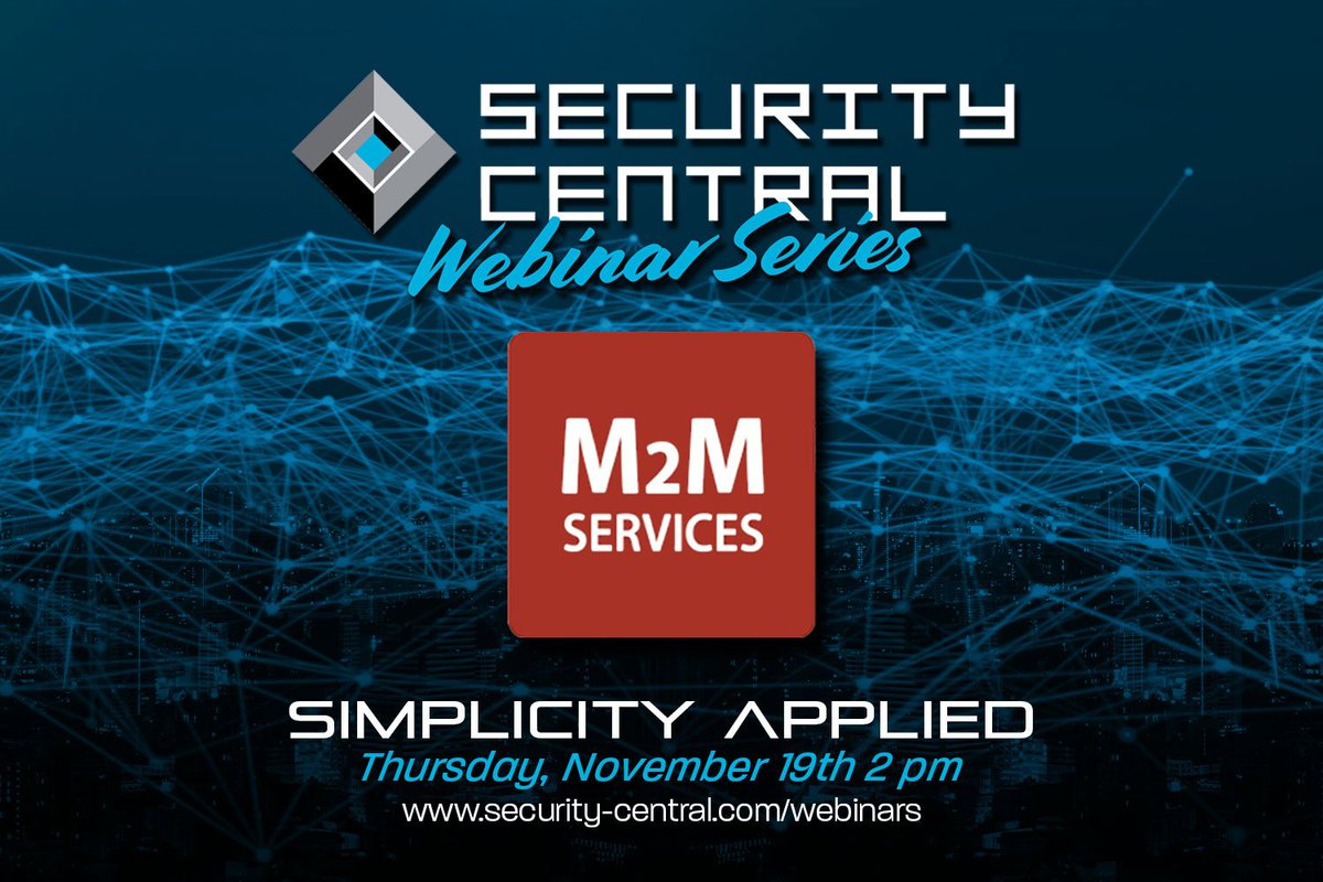 Have you signed up for our M2M webinar yet? Join us tomorrow at 2 pm! #webinar #securitycentral #m2mservices #3gsunset #protectwhatyouvalue