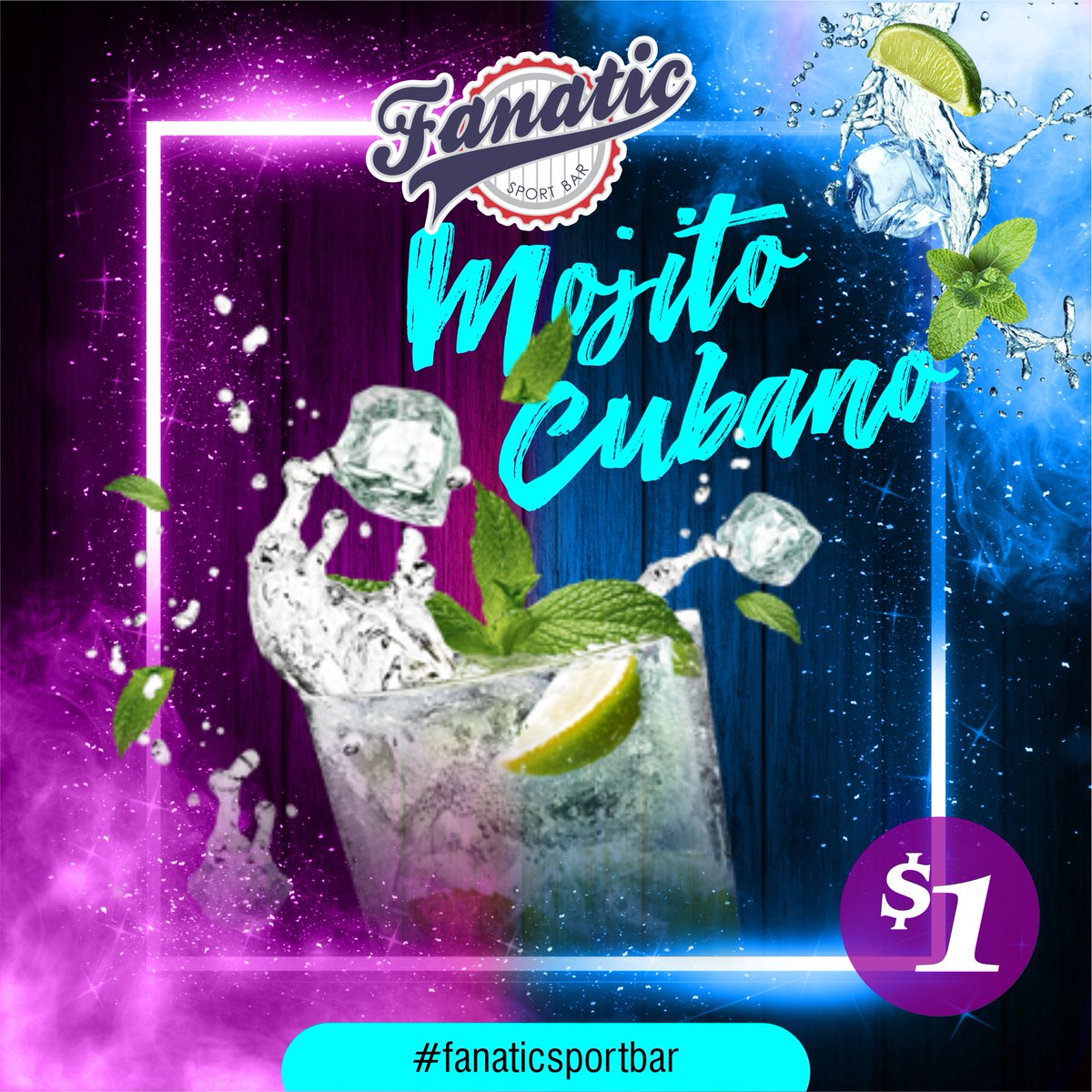 Que estas esperando para traer a tu amiga, novia, esposa o amante????
Aprovecha nuestra promoción de martes a miércoles
Mojitos a solo $1
#fanaticsportbar
#portuguesa
#acarigua 
#araure