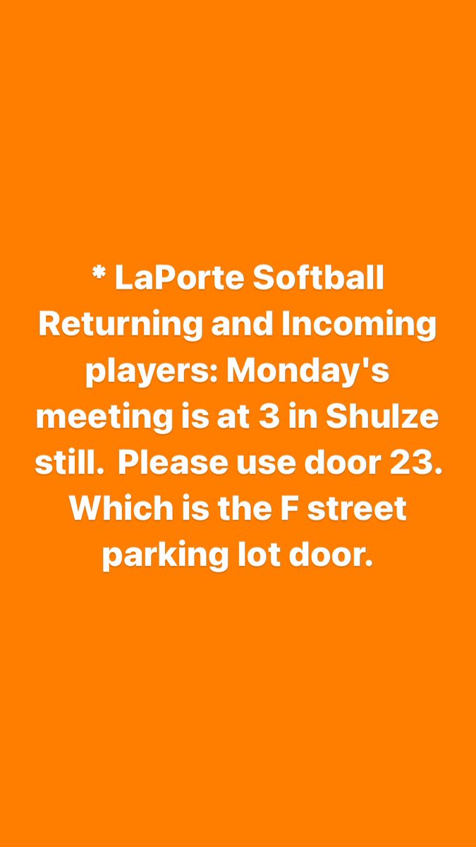 LaPorte Softball tweet media