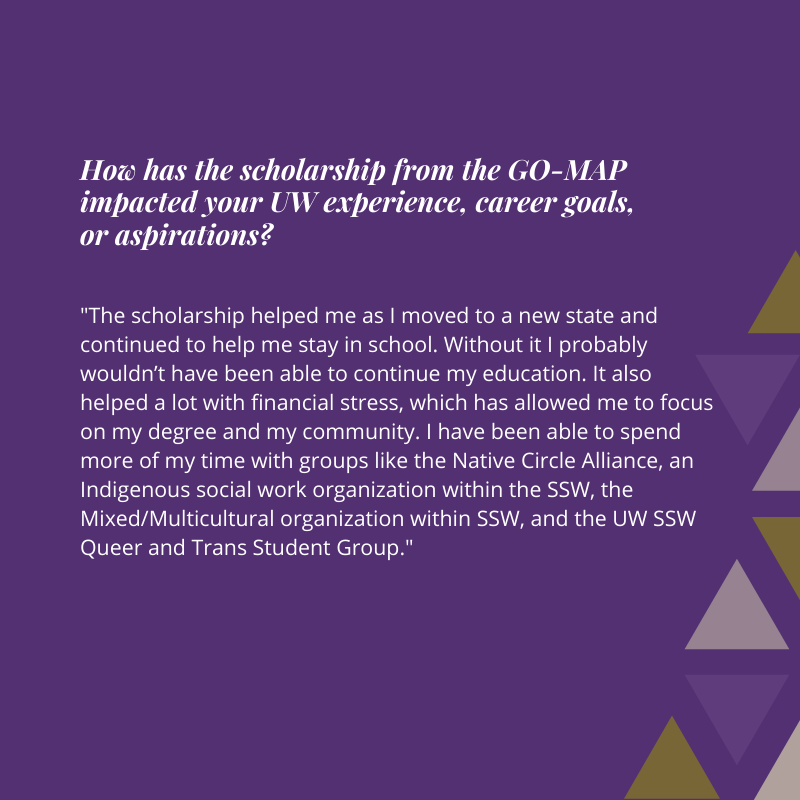 UWgsee's tweet photo. November is recognized as Native American Heritage Month. Our Humans of GO-MAP features Olivia. She is a citizen of the Choctaw Nation of Oklahoma and of Chickasaw descent. Check out her stories!
#UWGradSchool #UWGOMAP #HumansofGOMAP #SSW #CCIP #NativeAmericanHeritage #choctaw https://t.co/RWnKwTnRj6