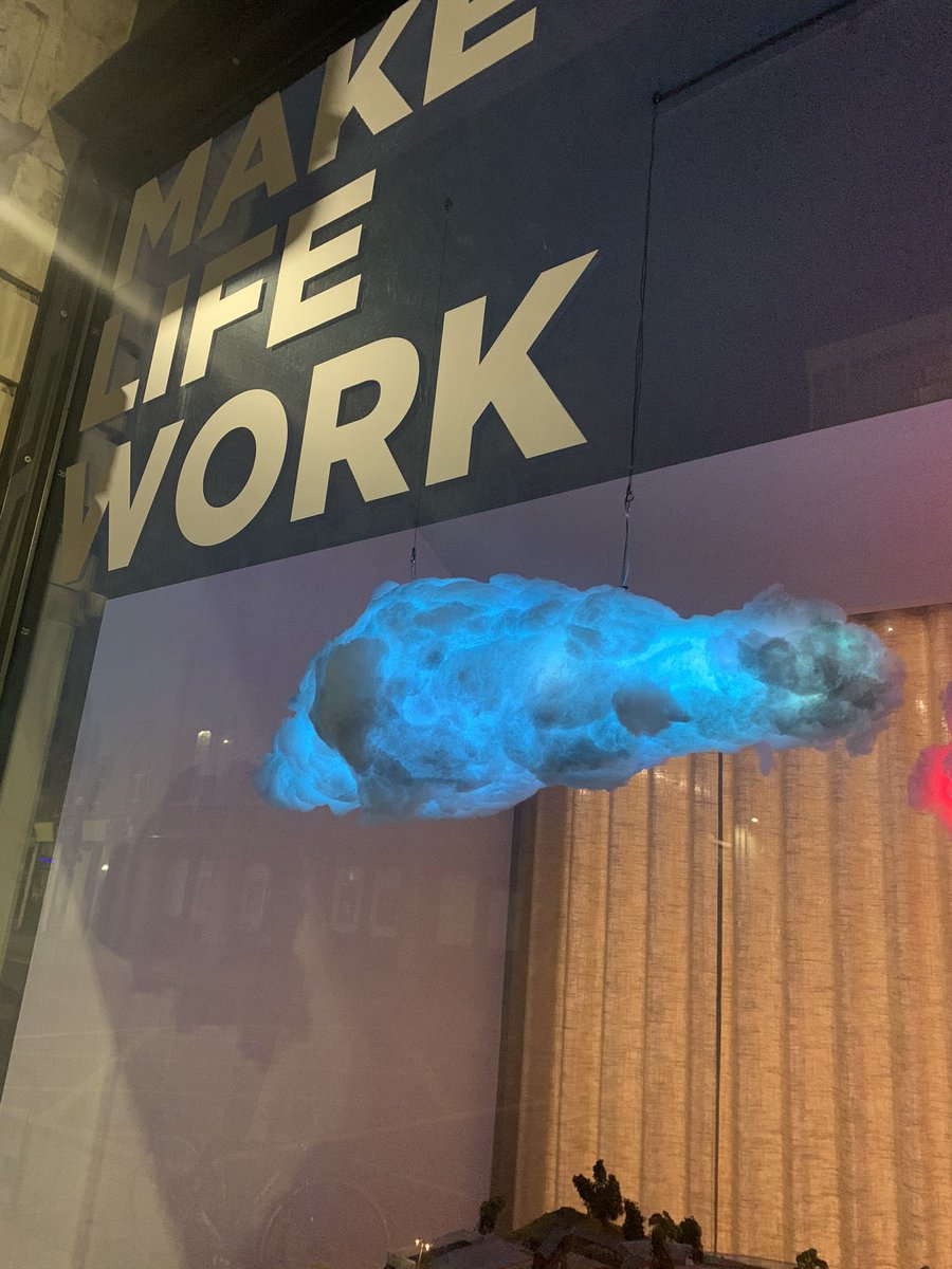 JPB_Islington's tweet photo. Such a cool window display #makelifework https://t.co/RAADH3e0jl