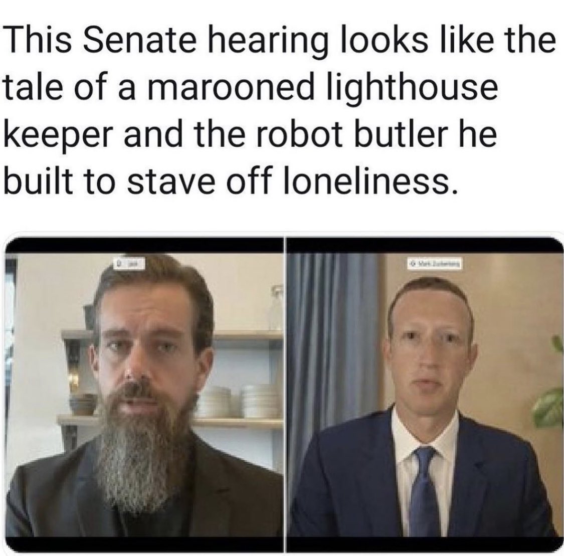 politstrip's tweet image. #BigTech #BigTechElectionInterference #SenateHearing #Zuckerberg #JackDorsey #Censorship