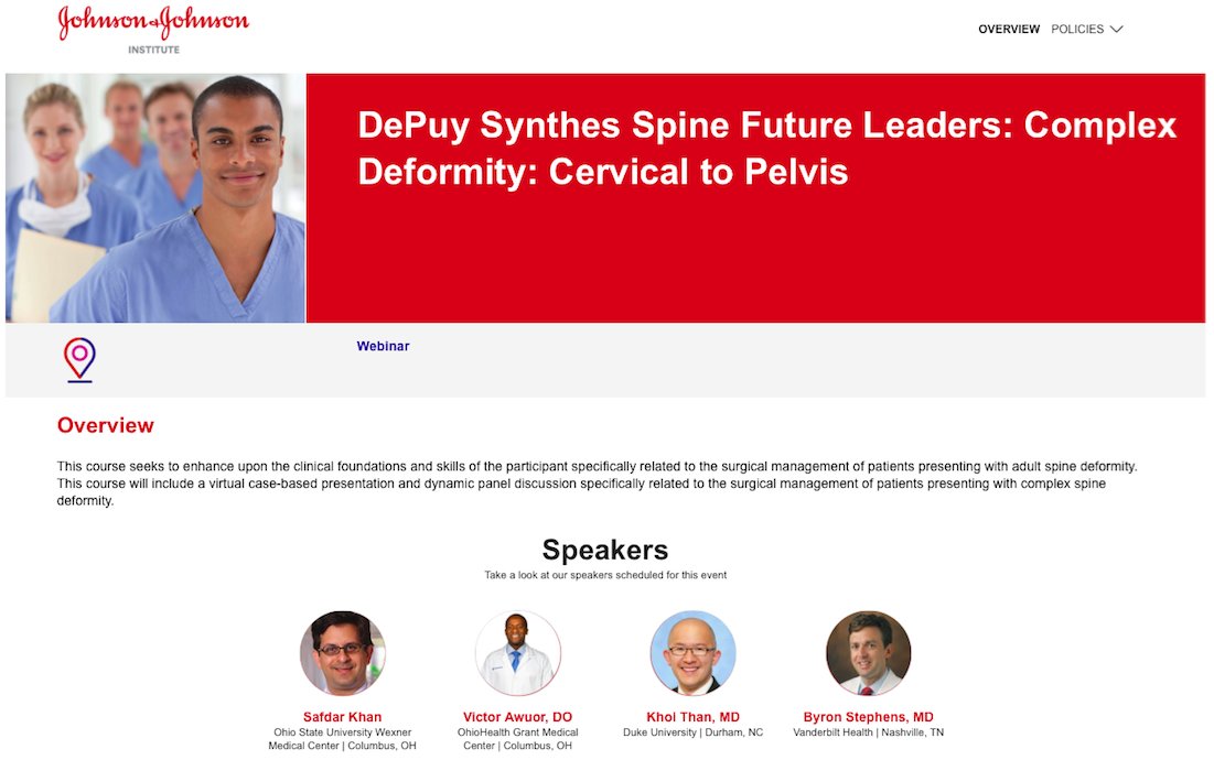 Very excited to teach this #spine course! Register at web.cvent.com/event/4c512ccb…