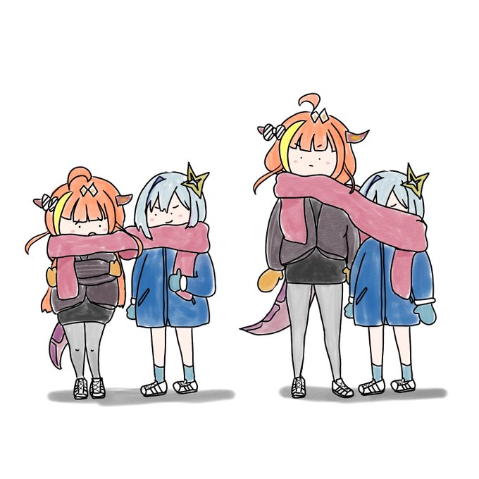 てえてえ?
#みかじ絵 #かなたーと 