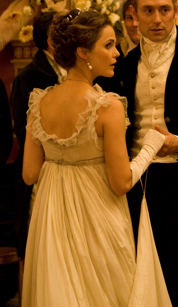 Although it's also a great example of how context and styling changes things - this is the white ballgown from Austenland! Weird in straight Regency, works well as a magical take in Faery.