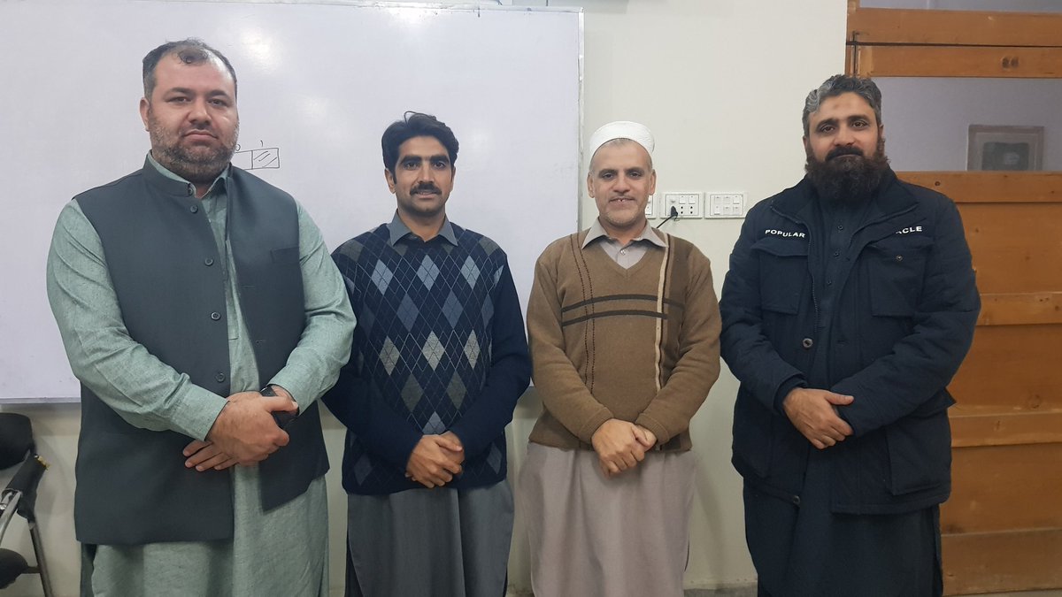UniofMalakand's tweet photo. Congratulations 🎊 TO Wajid Ali and his supervisor Dr Sami for successfully defending his MPhil Thesis today. His external examiner was Dr. Anwar Ghani from Islamic University Islamabad.
#UniversityOfMalakand
#DepartmentofCSIT
@JamilAnwarAb
@sami_rahman_uom
@AnwarMalak
#DirLower https://t.co/kfLbu8fHJF