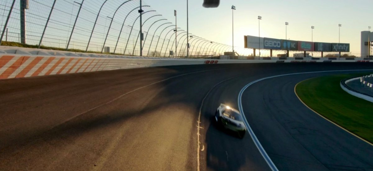 KurtBusch's tweet photo. In the spirit of Thanksgiving, the car has a cornucopia of options. Tons of laps today, thanks @NASCAR for allowing me to help with the development of the Next Gen car!  📷: @ActionSports https://t.co/h5eueRWisL