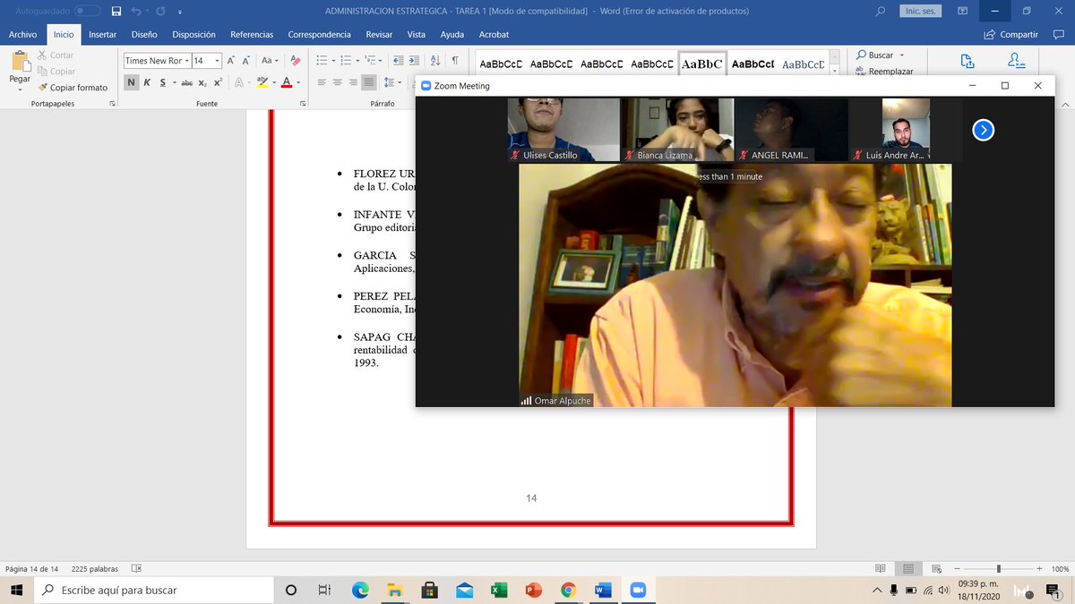 #administraciónestratégica Excelente la clase del dia de hoy con el docente <a href="/omaralpuche/">omar alpuche leal</a> y mis compañeros <a href="/atanai_/">Atanaí Chan</a> <a href="/StffLzm/">Stfflzm</a> <a href="/GreciaHQ/">Fernanda Hidalgo</a> <a href="/JuanAre53236099/">Juan Arenas</a> <a href="/MiguelC27313666/">Miguel Carpio</a>