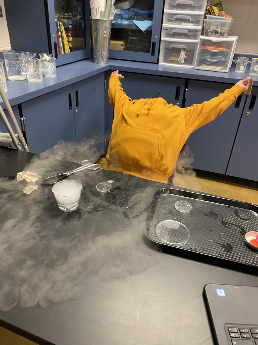 WebberMS's tweet photo. Mrs. Graffβs dry ice bubble lab will blow you away!! #webberScience #theWebberWay #psdproud #psdtogether βοΈπ¬π₯Ά https://t.co/RWgPUTYqE1