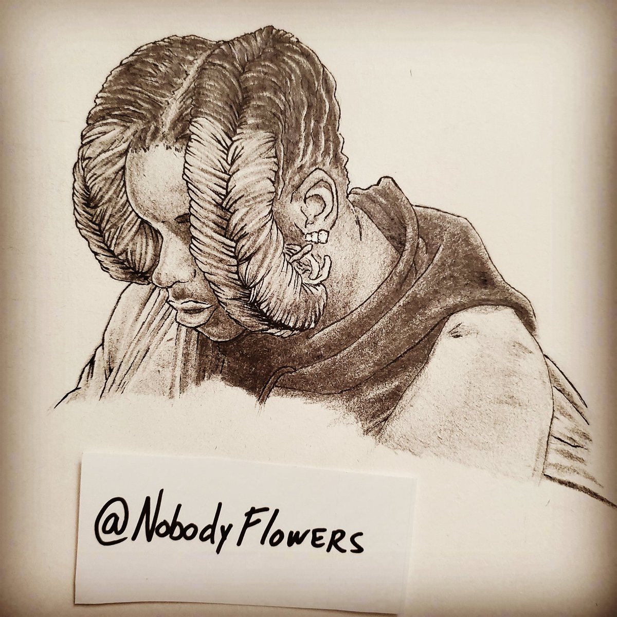 NobodyFlowers's tweet photo. More practice sketching my sunkissed brothers and sisters. #ArtistOnTwitter #sketch #drawing #art #blackartist #blackboymagic #naturalhair #dreads https://t.co/cY1sKFvonn