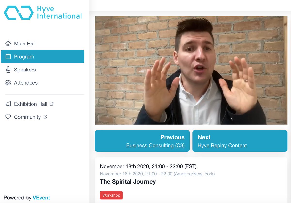 Doug_Venn's tweet photo. Global Summit 2020 #HyveGS20 Jesse Zwinker presents "The Spiritual Journey"

Great workshop! #faithbased #startups #socialenterprise #entrepreneurs #christiansinbusiness 

Virtual convention powered by VEvent @ODDbureau

#BusinessAsMission @truthatworknow @bamtweets @BAMGlobalTT https://t.co/EBVkntPqow