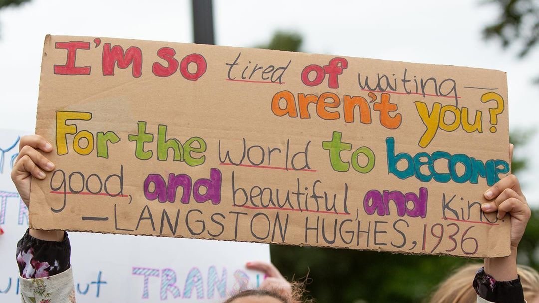 The world we want to live in is worth fighting for. And we will fight for it.