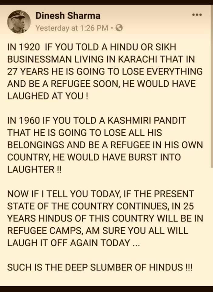 mini_razdan10's tweet photo. Wake up Hindus before it is too late. 👇👇 https://t.co/5Yx72ql4rw