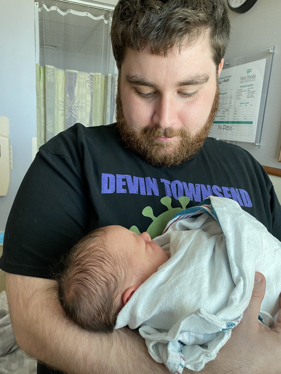 tyleryoung44's tweet photo. Welcome to the world my first born son Gene Gregory Young. He was a big fan of my new @dvntownsend shirt! https://t.co/KdK0Bv7vHy