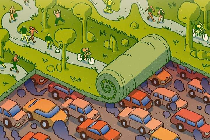 que alguien le cuente al alcalde Social Demócrata <a href="/IavinJoaquin/">Joaquin Lavin</a> que AUTOcines se extinguieron hace mucho ,ahora los Cines son al aire libre,con mantitas y ciudadanos compartiendo en comunidad respetando,valorando el rol natural de un parque llegando en T.P. bicicletas o caminando