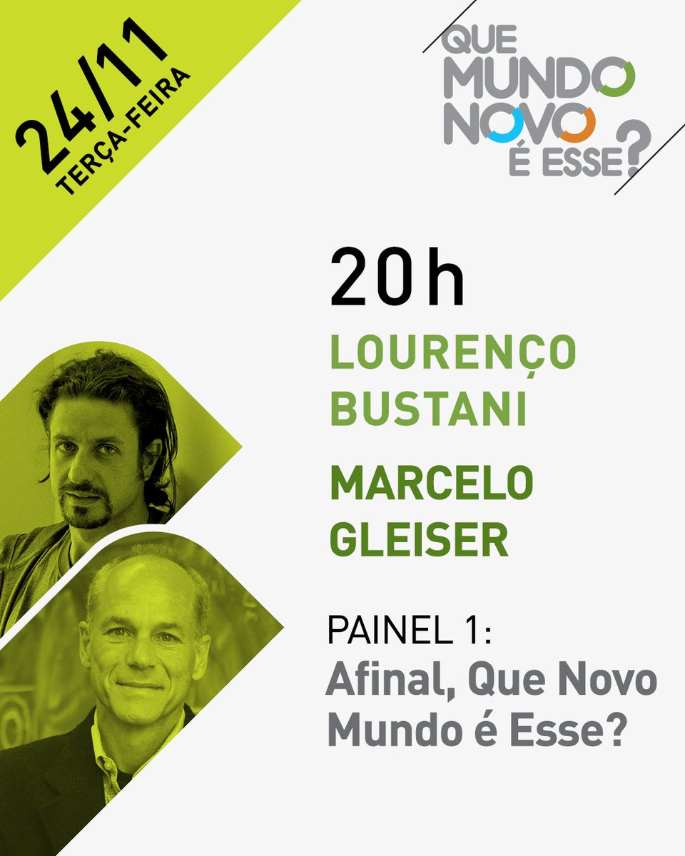 centro_sebrae's tweet photo. Marcelo Gleiser, renomado físico e astrônomo junto com Lourenço Bustani, vão bater um papo sobre mudanças, sociedade e futuro, abordando possíveis caminhos para a construção de um mundo em mais equilíbrio. Não perca. https://t.co/fLZpJyD5pc https://t.co/W6rCzQo1ui