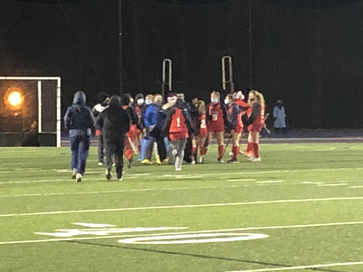 Carmel with a 3-2 victory over JJCR!  Great game played by both teams. Kylie Rosenquest with two goals and an assist, Laila Rosenquest with a goal and an assist!  The girls play in the regional final Friday!!  Let’s go Rams!🏑🐏