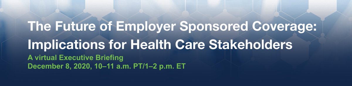 PBGHealth's tweet photo. Save the date! @PBGH_updates’ @lizzymitch2 will be participating in a panel on December 8 at 10 a.m. PT to discuss The Future of Employer Sponsored Coverage: Impacts and Implications for Healthcare Stakeholders. @TheHealthSummit 

https://t.co/w8WIoEkIuK https://t.co/L9rvf5oCom