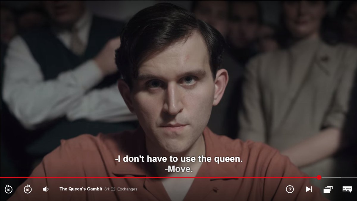 I can excuse players talking during games, since I get they have to create drama that way, but one thing that bothers me about this tournament is how quickly the players play. They're playing as if they have 10 minutes on the clock, but they're playing standard time control.