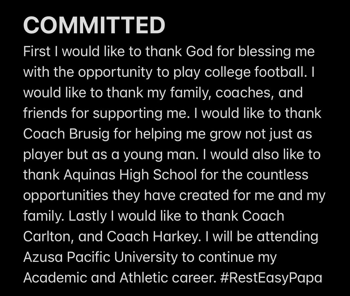 jalencooper11's tweet photo. Verbally Committed!🛑 https://t.co/MqLRqD2ELK