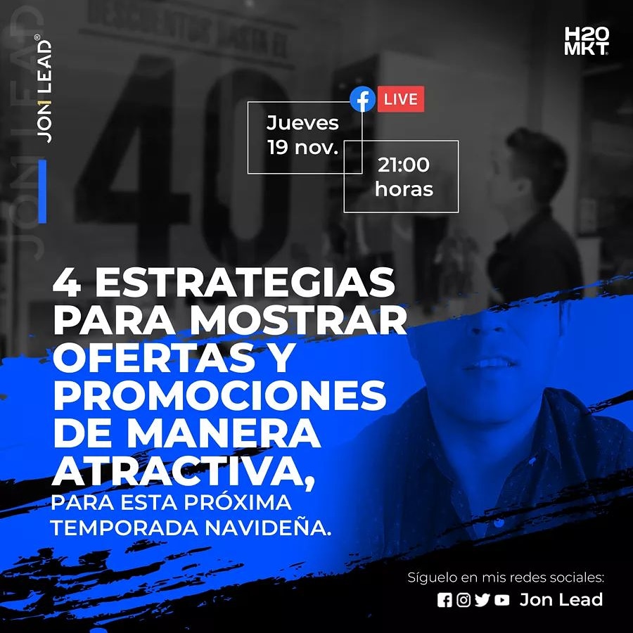 jonleadmx's tweet photo. 🔥⚡️No se pierdan mi en vivo de mañana en punto de las 9 de la noche para compartir con ustedes 4 excelentes formas de mostrar promociones para incrementar nuestras ventas. Los espero. #HablemosDeNegocios #JonLead https://t.co/JeJP5KQ8ax
