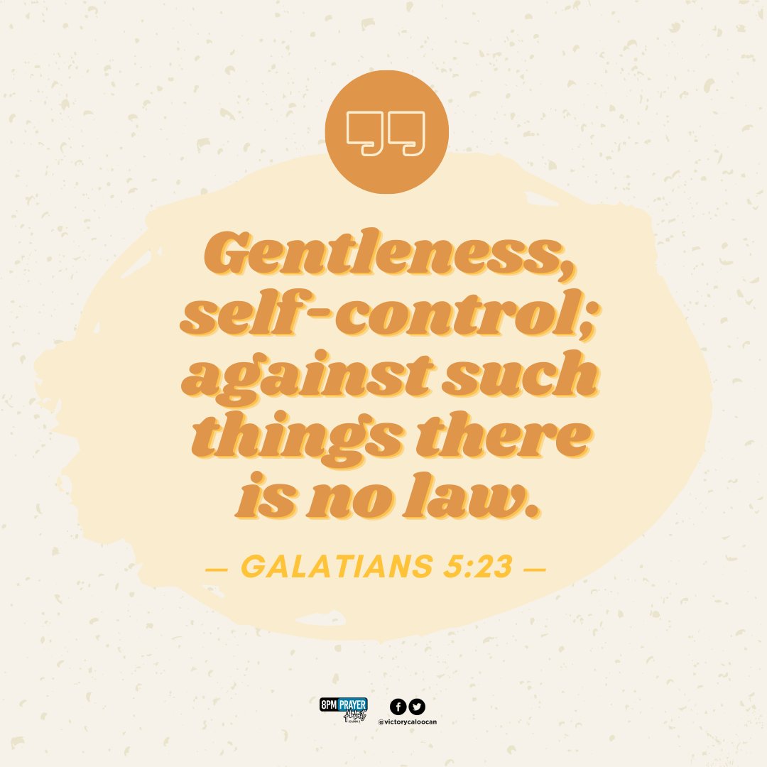 Good morning, CAMANAVA! Join us tonight at 8PM for our prayer habit.