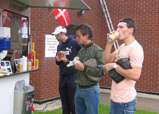 P.S. Love this burger van Lee Hendrie, Gareth Barry and Mark Delaney appear to have happened upon at Bodymoor 