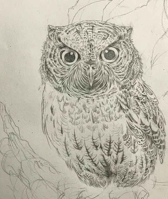 悩みながら進めています。
#切り絵 
