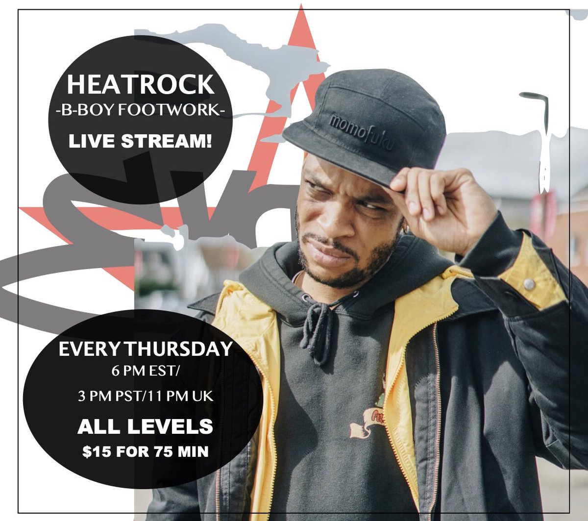 Get your Tickets right now for amazing 🔥🔥🔥🔥🔥🔥🔥
@heatrockone 
at 6 pm EST/ 3 pm PST/ 11 pm UK
Registration is open !!! .

expg-ny.com/schedule

.
#expgny #onlineclasses #newyork #dancestudio #danceclasses #dancers #newyork #onlinedanceclasses