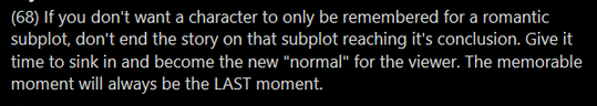 ehhhhh this is another generalization mixed in with OP's Opinion. Every writer is going to emphasize different beats of the plot based on their strengths (and the context of the plot), and every reader will also have a unique experience of what they find memorable. Shrug.