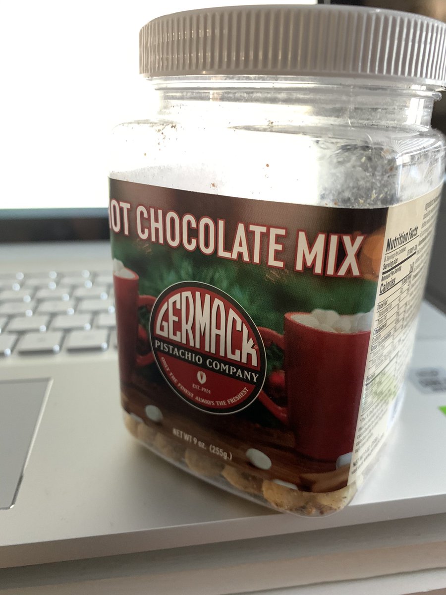 NIKKINEU's tweet photo. Working away, but the afternoon munchies are real...just ate half this delicious @germacknuts #hotchocolate blend #workworkwork https://t.co/hwQijh5Uxr