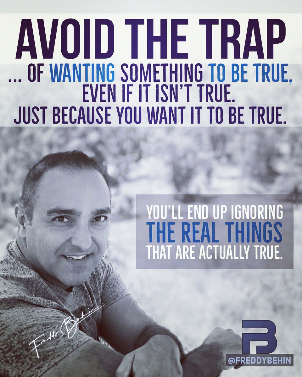 FreddyBehin's tweet photo. The trap of not controlling your Cognitive Bias will make you hold on to a belief that may not be true &amp; paint a different world than truth. https://t.co/6TXCgfaY2e
