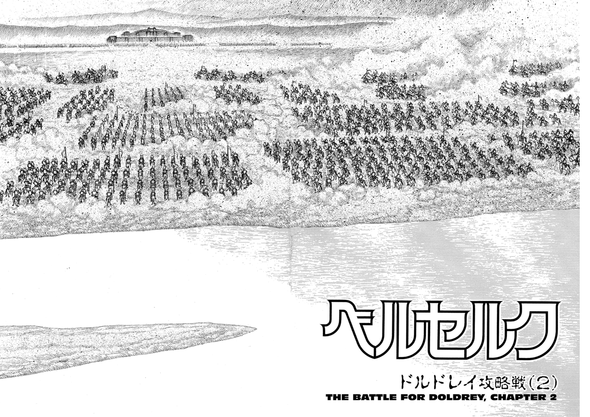 My biggest issue with Berserk was a lot of the concepts were good, but the execution early on was a bit of a turn off for me. In BS and GA there was a lot of spectacle that fell flat for me and either didn't improve the story much or didn't give much of a lasting impression.