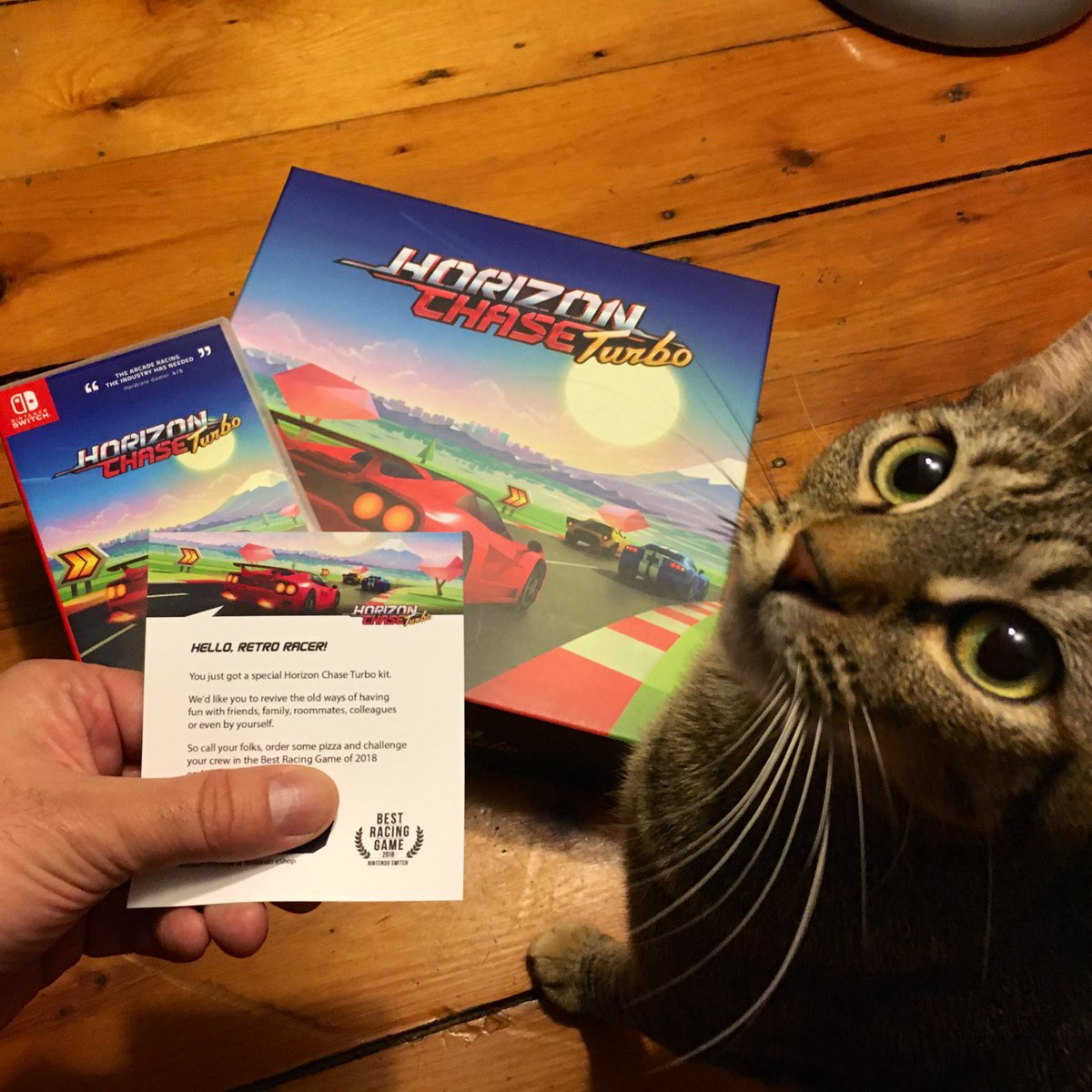 DavidLeavitt's tweet photo. Do I know anybody who owns a Nintendo Switch? 

Retweet &amp; follow me to win “the best racing game of 2018”

Winner chosen at 1,000 retweets https://t.co/Y5KiYufamH