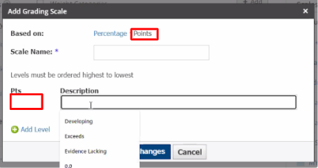 (5/8): Let's put all that good talk about disrupting harmful grading practices by actually customizing grading scales to fit our learners' needs. You can develop a 1-4 point-based grading scale with descriptors such as approaching target, met target, or exceeded target.
