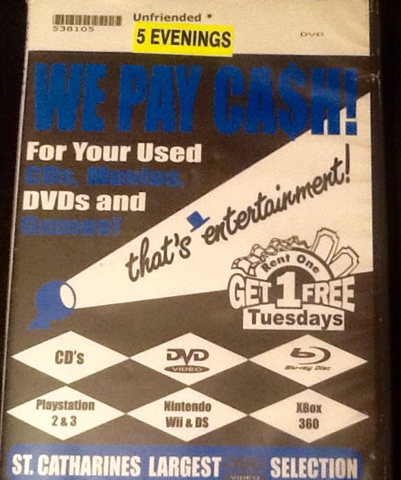 theshadowknows3's tweet image. Thanks to @Thats_Entertain I was able to rent a copy of #Unfriended so I'm in for both #TechnoTerror